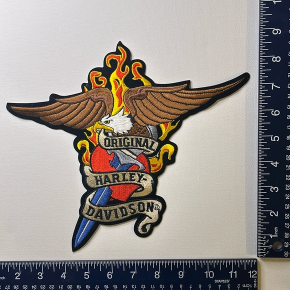 Authentic RARE XL Harley-Davidson patches / emblems - Picture 1 of 2